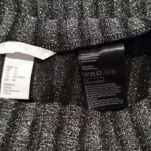 H&M Skirts - Black and silver xl pencil skirt H&M Skirts - Black and silver xl pencil skirt